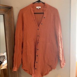 Cotton Tunic Button Down